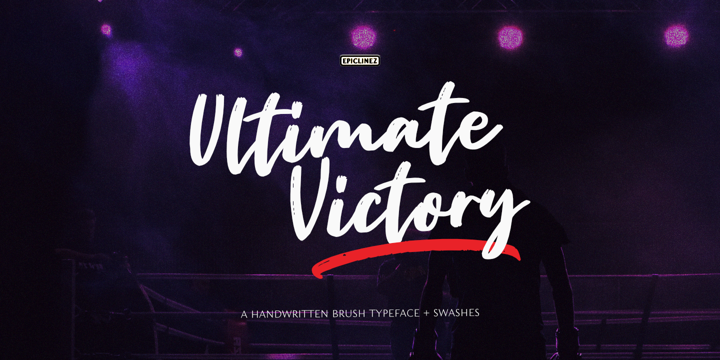 Пример шрифта Ultimate Victory #1